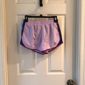 Purple nike shorts